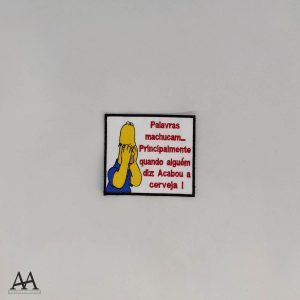 Palavras machucam principalmente quando alguém diz acabou a cerveja!