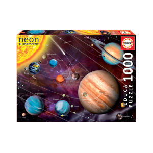 Puzzle Sistema Solar Néon 1000 peças