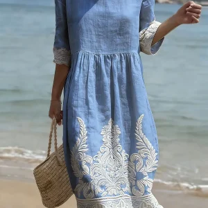 Ambre | Vestido Floral Elegante para Mulher