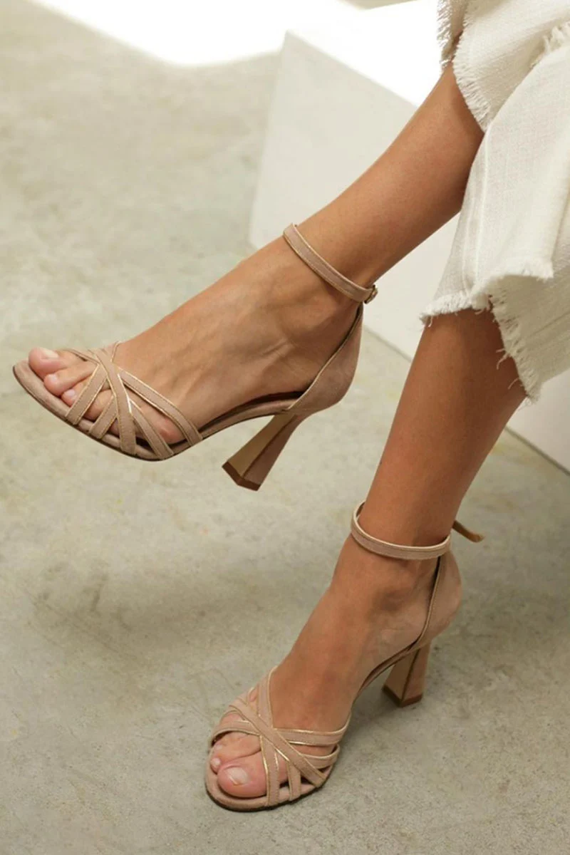 Monica - Salto Patchwork para Mulher