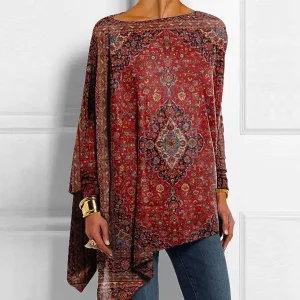 Presley | Blusa com Decote Barco Elegante para Mulher