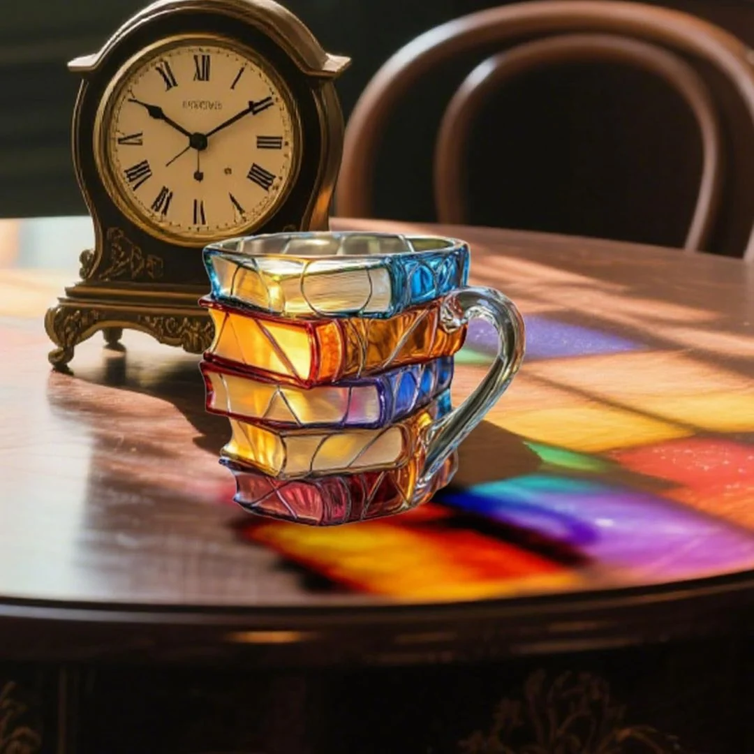 Leitura Feliz - Caneca artesanal 3D - Image 6