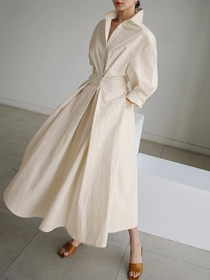 Clémence™ | Vestido Midi com botões - Image 3