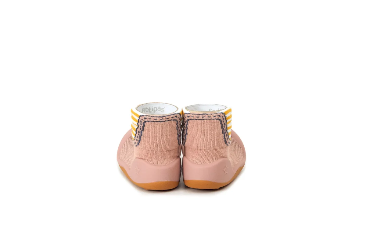 Meia/Sapato ATTIPAS – Boots Pink Sola Bicolor - Image 6