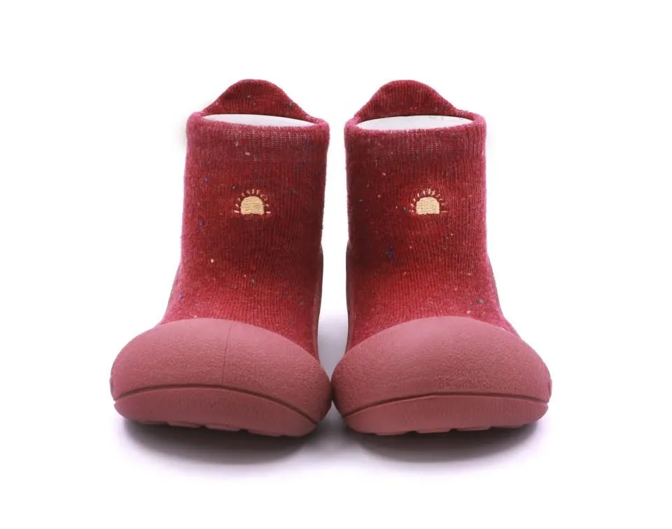 Meia/Sapato ATTIPAS – Basic Red (tecido duplo)