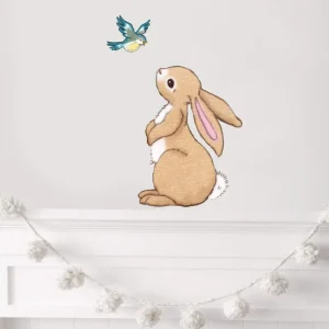 Adesivos de Parede – Boo and the The Blue Bird Bunny