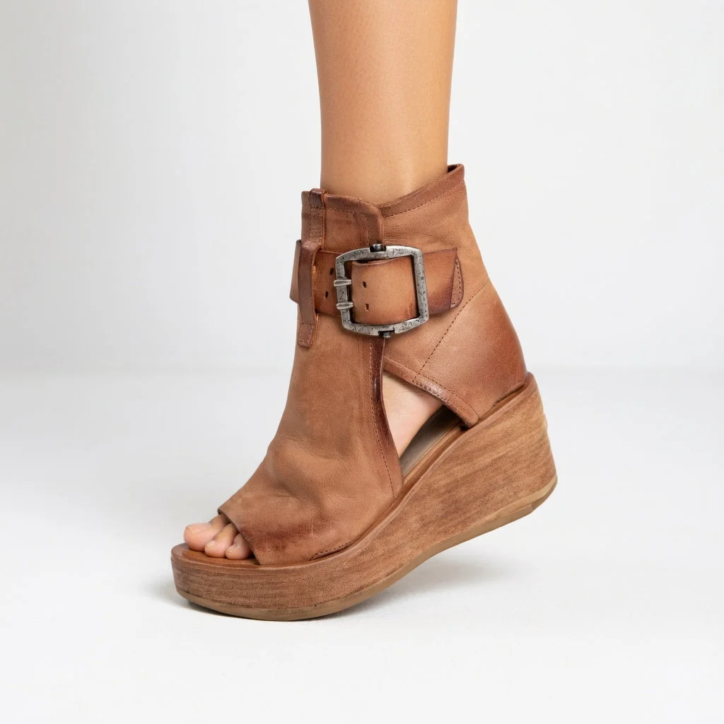 Orélisse - Botins compensados abertos estilo moderno para Mulher - Image 5