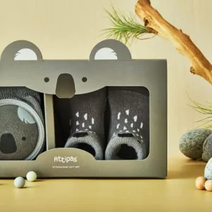 Pack Presente Meia/Sapato ATTIPAS + Joelheiras – Koala