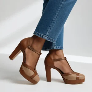 Maëlyne — Sapatos de salto retro elegância com suporte ergonómicoa para Mulher