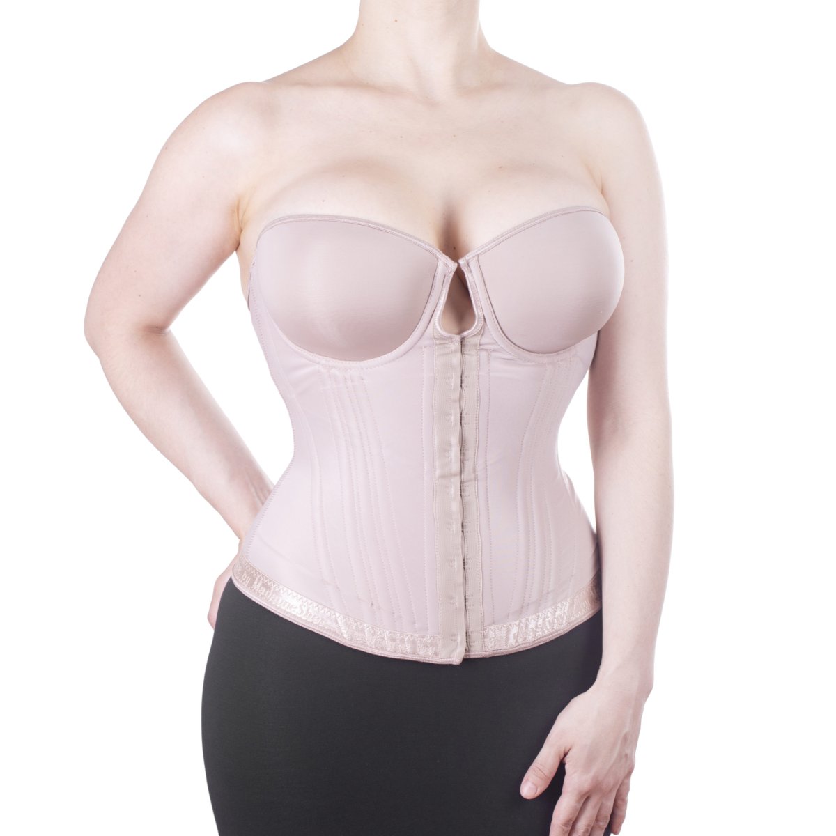 Cinta Modeladora com Bojo Meia Taça Elastique Madame Sher® - Image 7
