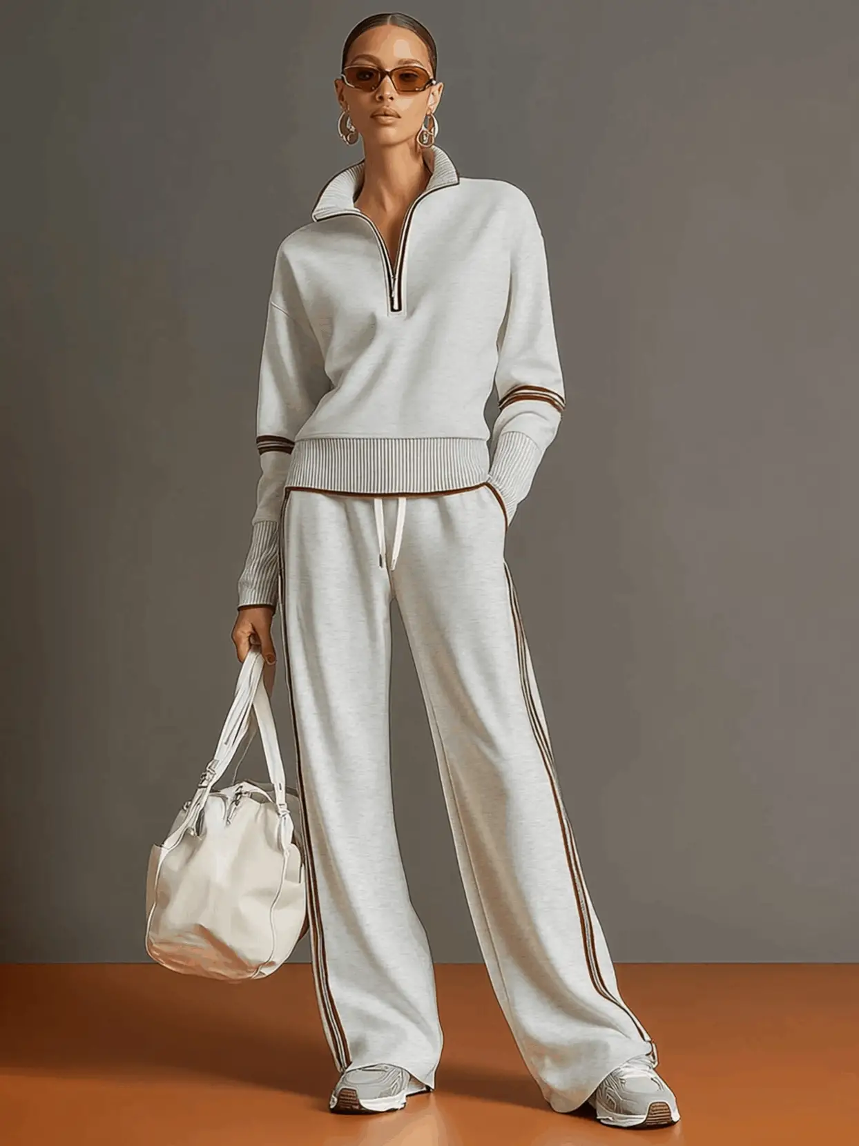 Marietta | Blusa e calças com pernas largas para Mulher - Image 3