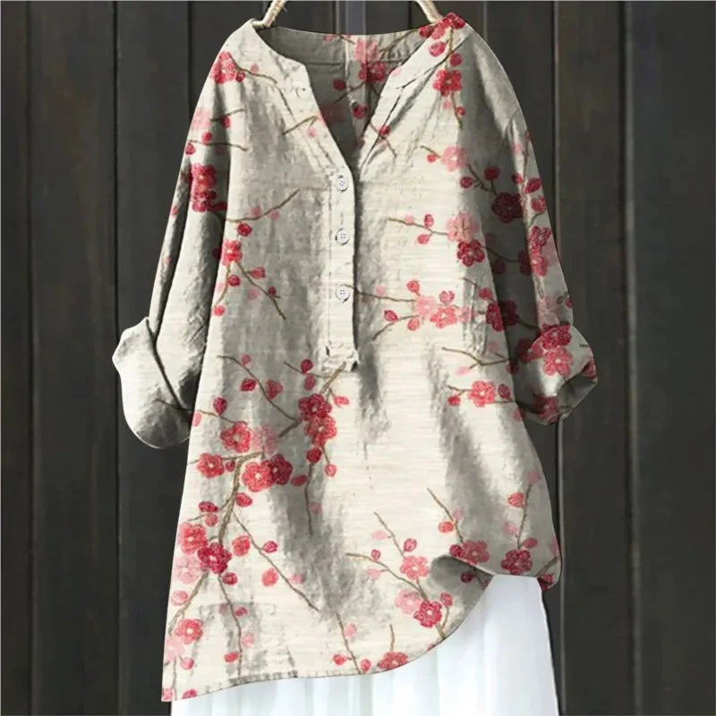 Michela™ | CAMISA FLORAL AJUSTE CONFORTÁVEL - Image 8