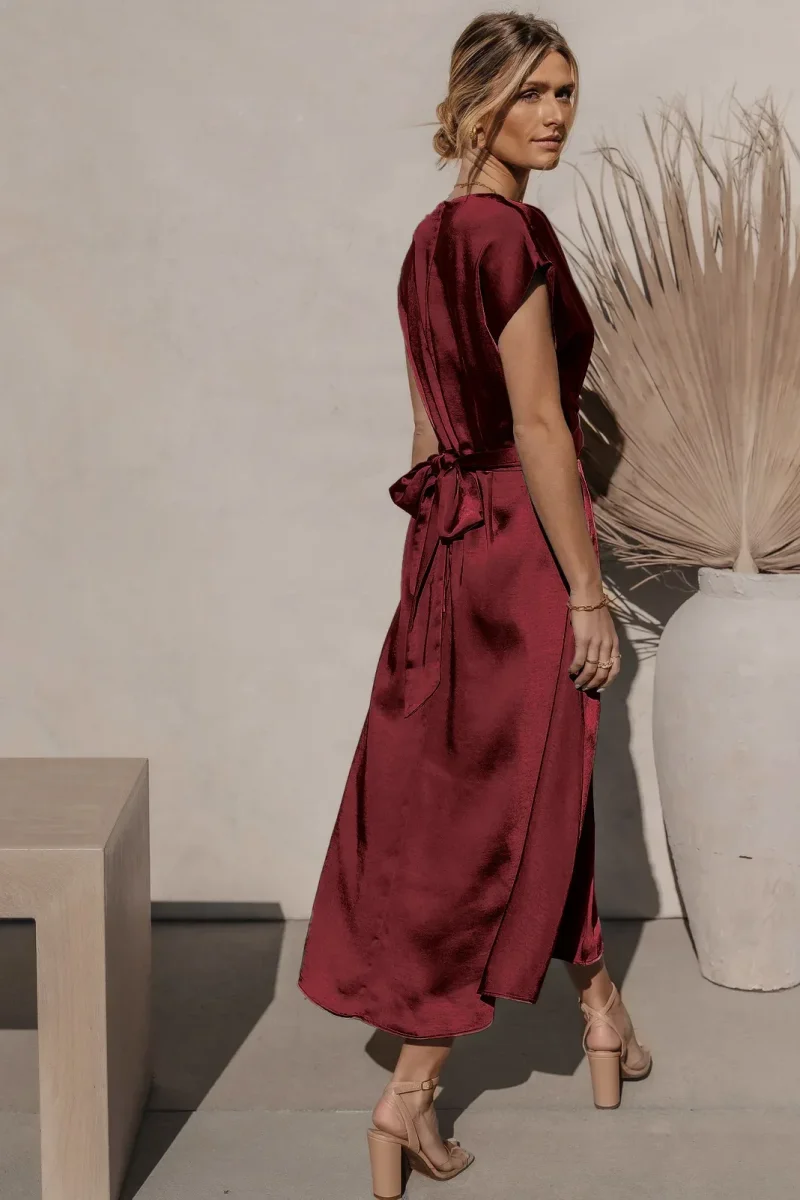 Kyra™ | Vestido de cetim elegante - Image 7