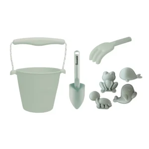 Conjunto de Praia – Balde em Silicone + acessórios Scrunch