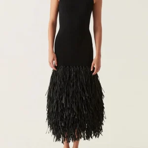 Ana | Vestido longo com franjas
