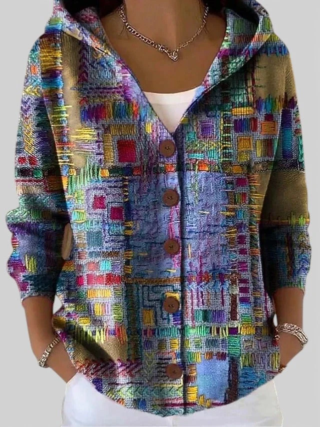 Carmen™ | Cardigan longo artístico e quente - Image 2