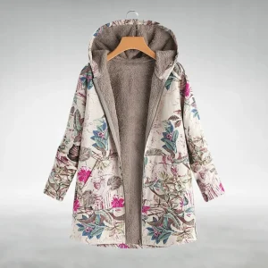Sofia™ | Jaqueta de lã floral estilosa