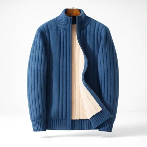 Jacob | Cardigan com Zíper em Cashmere Luxuoso