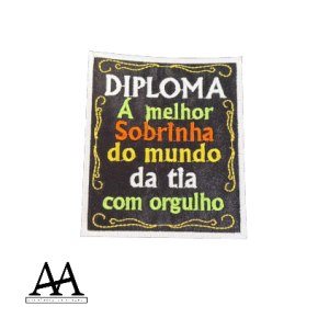 Diploma à melhor sobrinha do mundo da tia com orgulho
