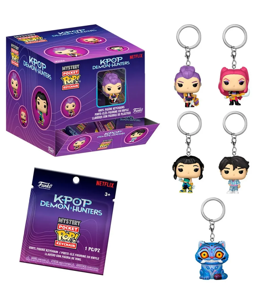 Porta-chaves Funko POP! (sortido) – Caçador de Demónios – Guerreiras do K-Pop - Image 2