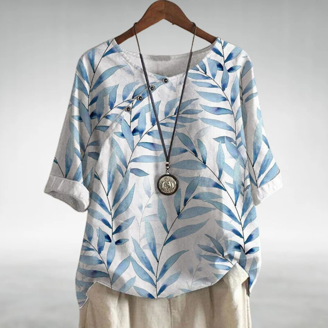 Veronica™ | CAMISA FLORAL AJUSTE CONFORTÁVEL - Image 4