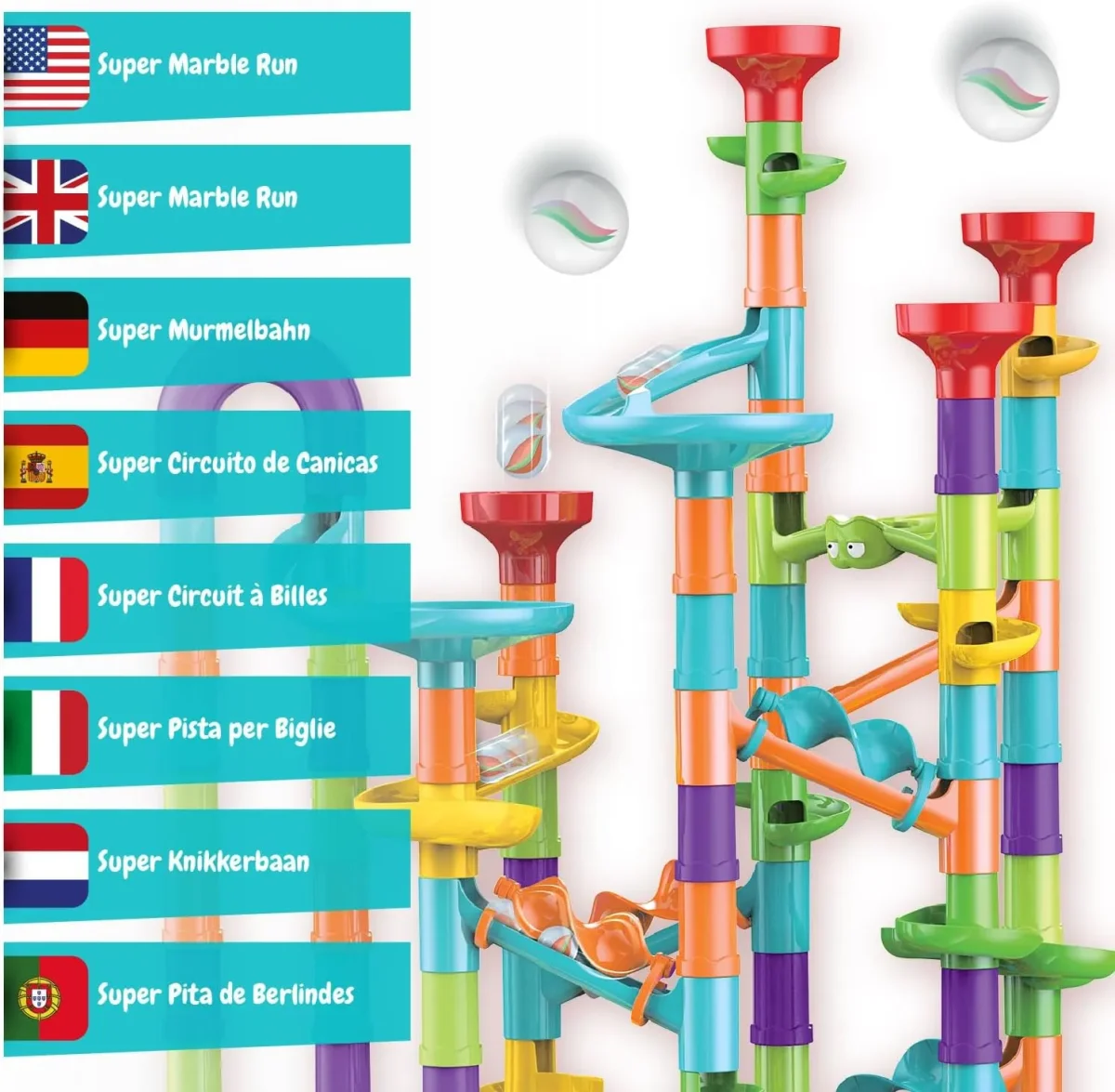 Pista de Berlindes – MarbleRun Science4you - Image 7