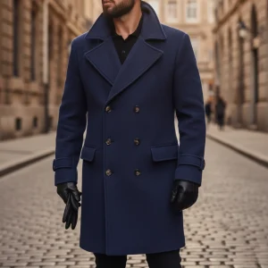 Marcello | Cappotto Homem Lã Duplo Peito Invernale