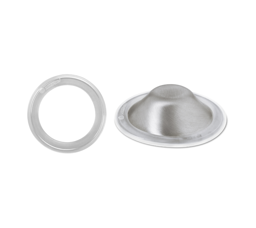 Mamilos de prata Silverette + O-Feel - Image 2